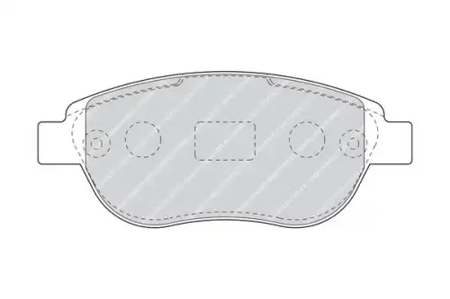 Тормозные колодки дисковые FERODO FDB5028