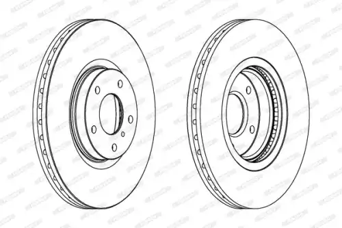Тормозной диск FERODO DDF1505C-1
