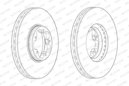 Тормозной диск FERODO DDF2470-1