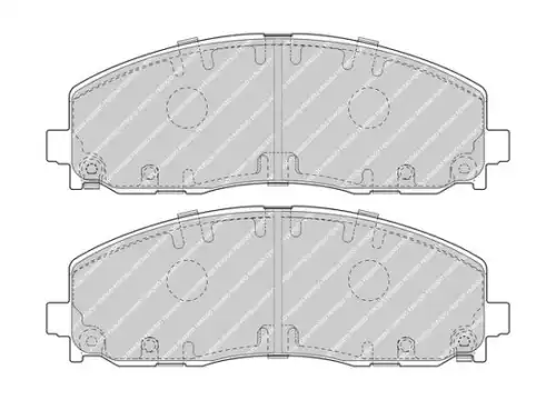 Тормозные колодки дисковые FERODO FDB4785