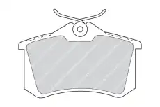 Тормозные колодки дисковые FERODO FDB5026