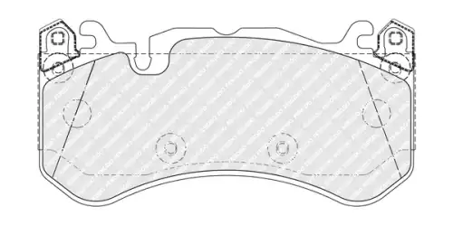 Тормозные колодки дисковые FERODO FDB5381