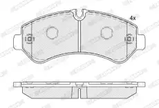 Тормозные колодки дисковые FERODO FVR5187