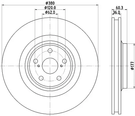 Тормозной диск NISSHINBO ND1124K