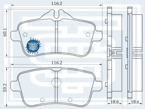 Тормозные колодки дисковые STARKE 172-660