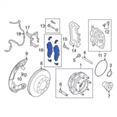 KIT - BRAKE LINING PC3Z2001A FORD