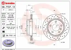 Тормозной диск BREMBO 0977271X