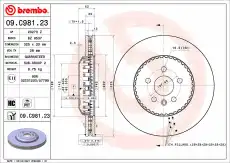 Тормозной диск BREMBO 09C98123
