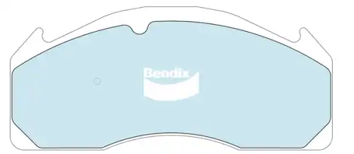 Тормозные колодки дисковые BENDIX CVP037PTHD
