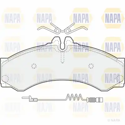 Тормозные колодки дисковые NAPA PBP7141