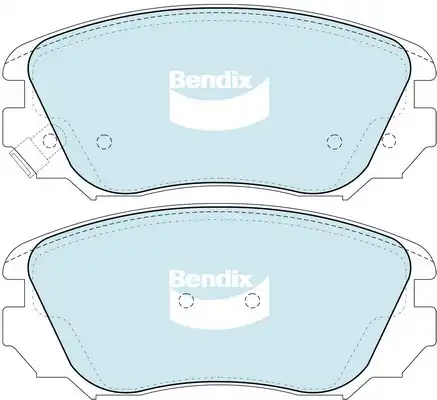 Тормозные колодки дисковые передняя ось BENDIX DB2265GCT