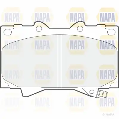 Тормозные колодки дисковые NAPA PBP7239