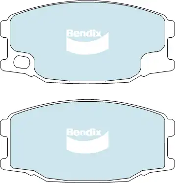 Тормозные колодки дисковые передняя ось BENDIX DB2435HD