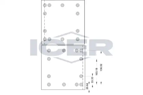 Накладки тормозные ICER 21 9036 00