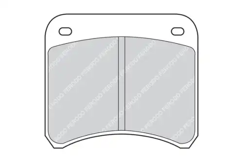 Тормозные колодки дисковые передняя ось FERODO FDB342