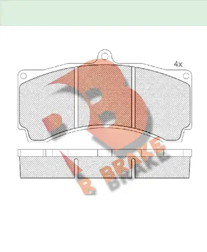 Тормозные колодки дисковые R BRAKE RB2220