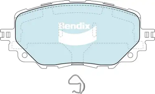 Тормозные колодки дисковые BENDIX DB2441ULT