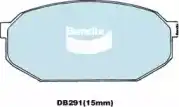 Тормозные колодки дисковые передняя ось BENDIX DB291GCT