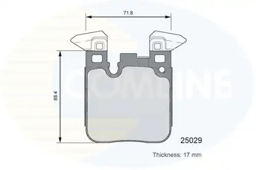 Тормозные колодки дисковые COMLINE CBP06108