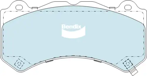 Тормозные колодки дисковые передняя ось BENDIX DB2375ULT