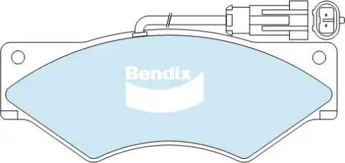 Тормозные колодки дисковые BENDIX DB1970HD