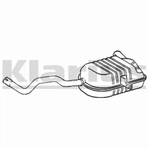 Тормозной диск KLARIUS 240761