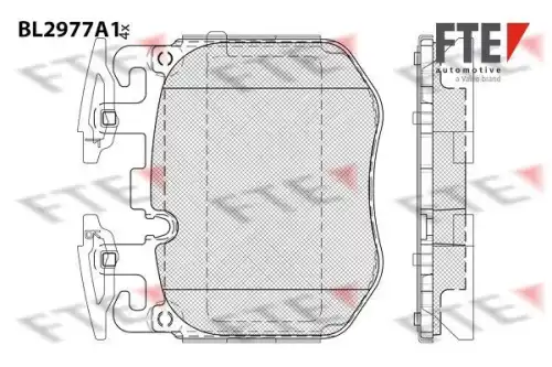 Тормозные колодки дисковые FTE 9011223