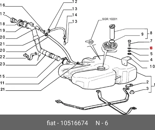 помпа IVEC 10516674 LANCIA