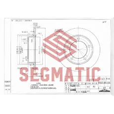 Тормозной диск SEGMATIC SBD30093254