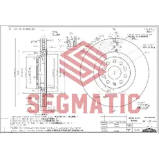 Тормозной диск SEGMATIC SBD30093255