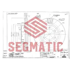 Тормозной диск SEGMATIC SBD30093285