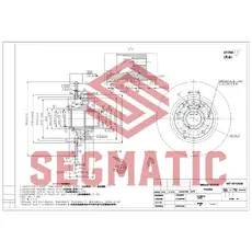 Тормозной диск SEGMATIC SBD30093289