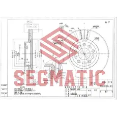 Тормозной диск SEGMATIC SBD30093297