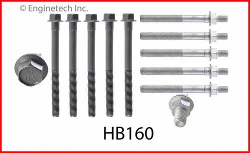 Комплект болтов GM 2.2L 1995-1997 HB160 ENGINETECH