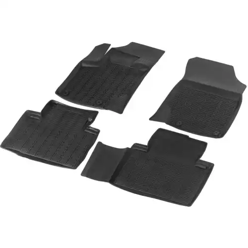 Коврики в салон RIVAL 61905001 Geely Atlas Pro 2021-н.в. 4 шт., черный