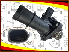 Термостат системы охлаждения QUARTZ QZ06A121114