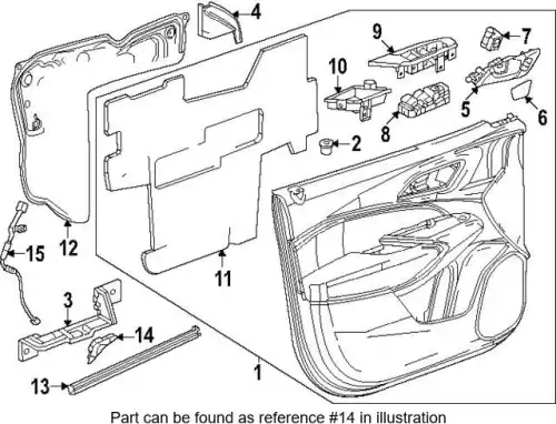 F-MOLDING 42817939 GM