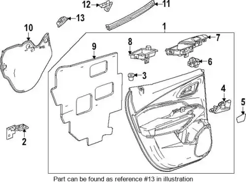 F-MOLDING 42817942 GM