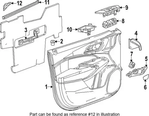 F-MOLDING 42817945 GM