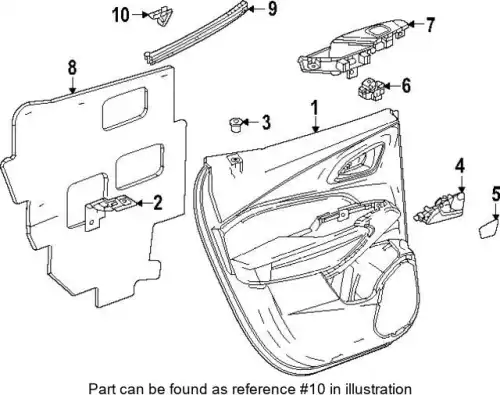 F-MOLDING 42817947 GM
