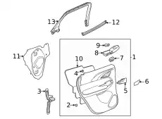 F-MOLDING 42758555 GM
