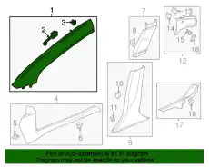 F-MOLDING 84423372 GM