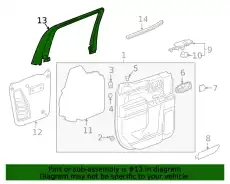 F-MOLDING 84941388 GM
