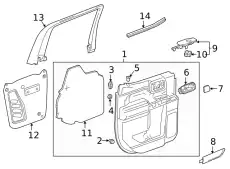 F-MOLDING 84941388 GM