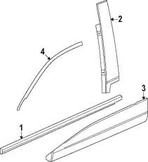 F-MOLDING 42811553 GM