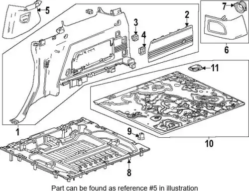 F-MOLDING 86821857 GM