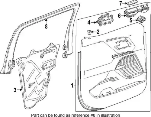 F-MOLDING 84987258 GM