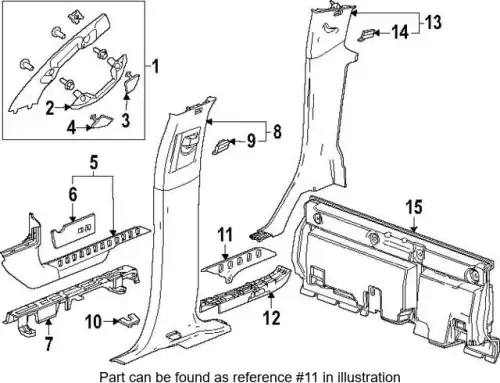 F-MOLDING 84838093 GM