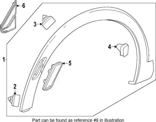 F-MOLDING 42854703 GM