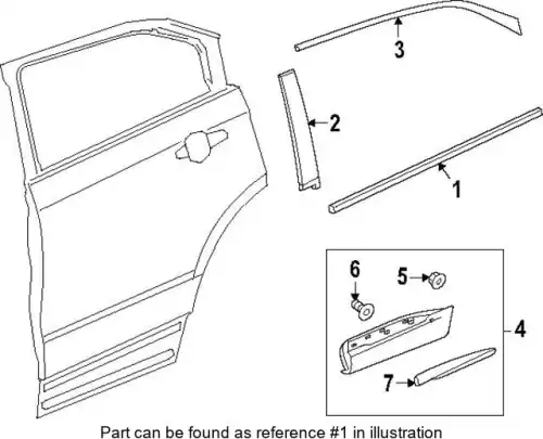 F-MOLDING 85511988 GM